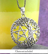 Natural Tree of Life Pentacle Necklace - woot & hammy